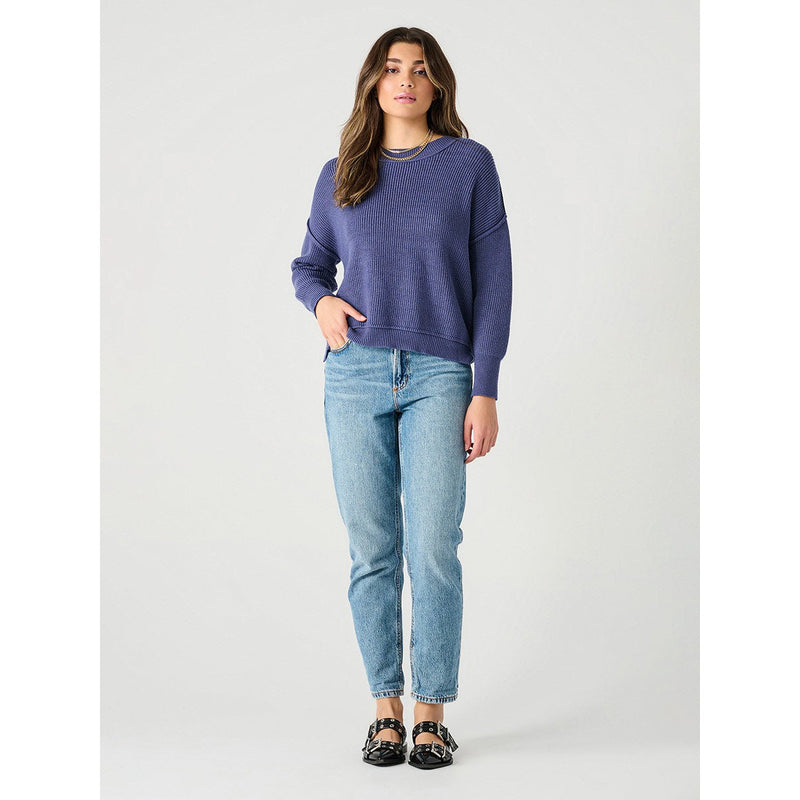 LS Drop Shoulder Mockneck Sweater - Dex