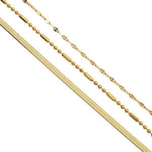 Iris Triple Layer Necklace - Hackney Nine