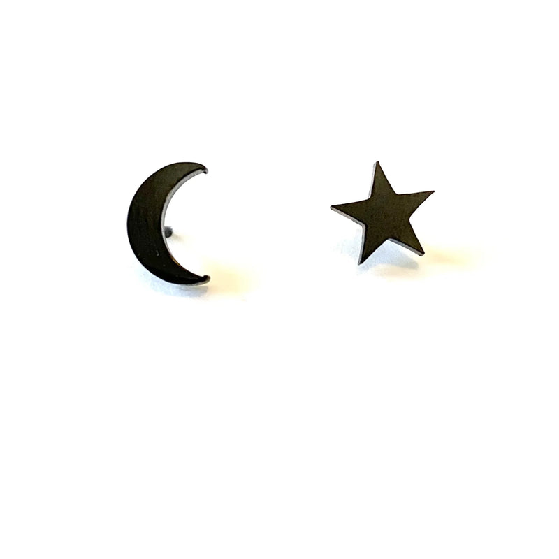 Moon & Star Earrings - Royce & Oak