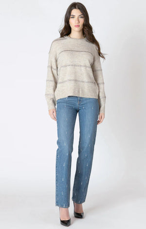 Sequin Stripe Sweater - Dex