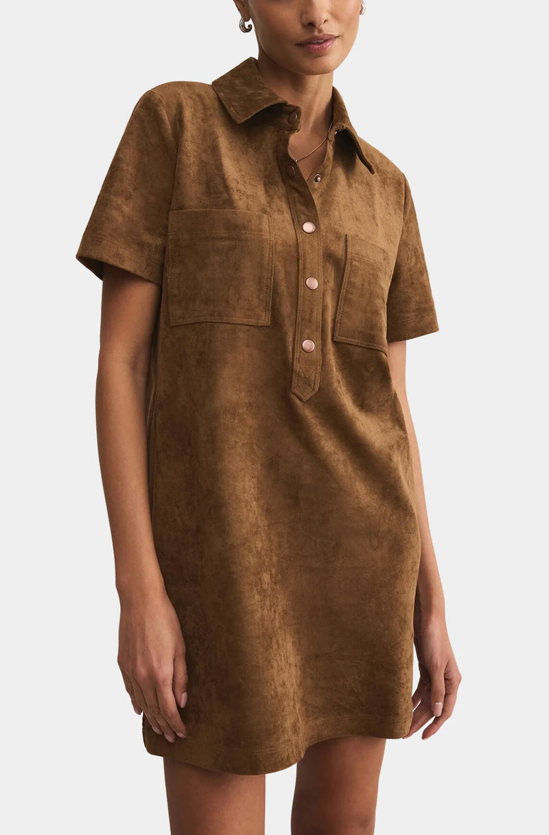 Sydney Suede Mini Dress - Z Supply