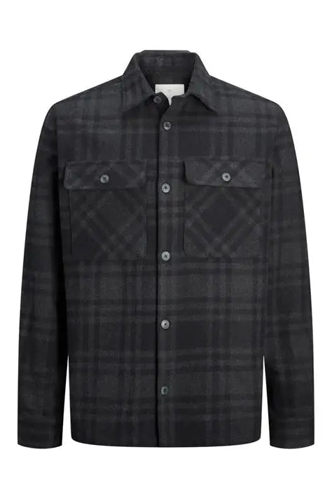 Rayle Melange Check LS Overshirt - Jack & Jones