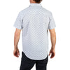 Geometric Print SS Shirt - Silver