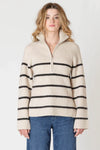 Half Zip Longline Sweater - Room 34