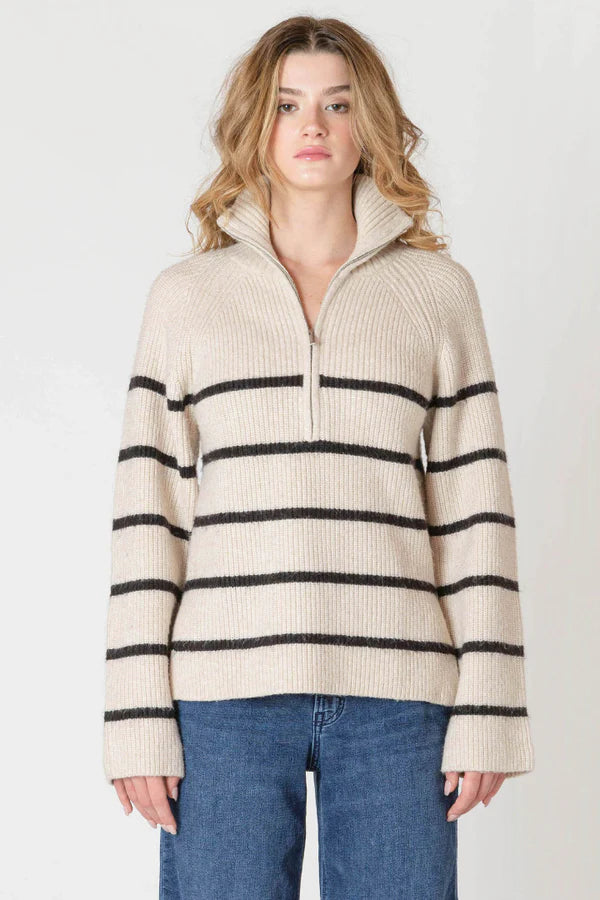 Half Zip Longline Sweater - Room 34