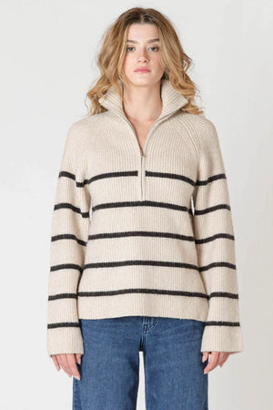 Half Zip Longline Sweater - Room 34