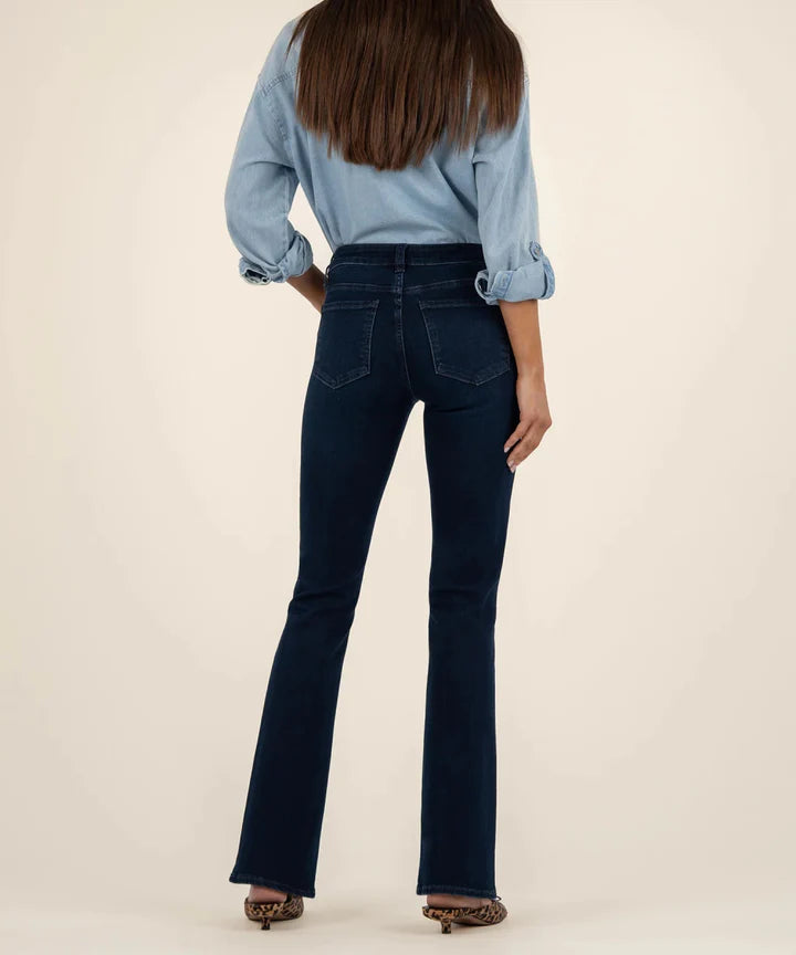 Natalie Mid Rise Flare Jean - Kut From The Kloth