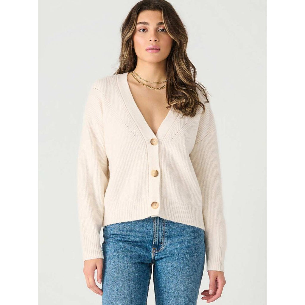 LS Button Front Cardigan - Dex