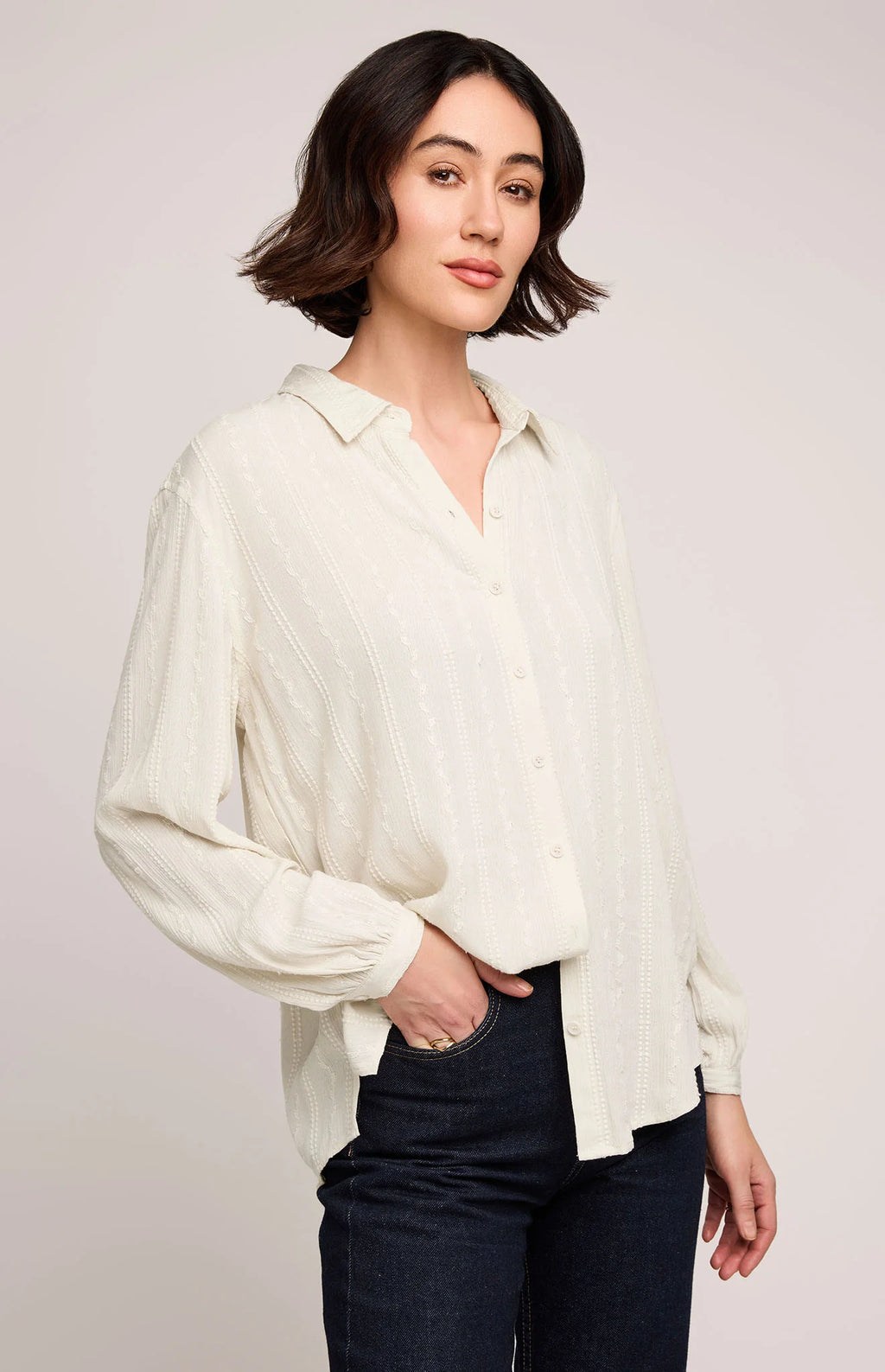Solana Blouse - Gentle Fawn