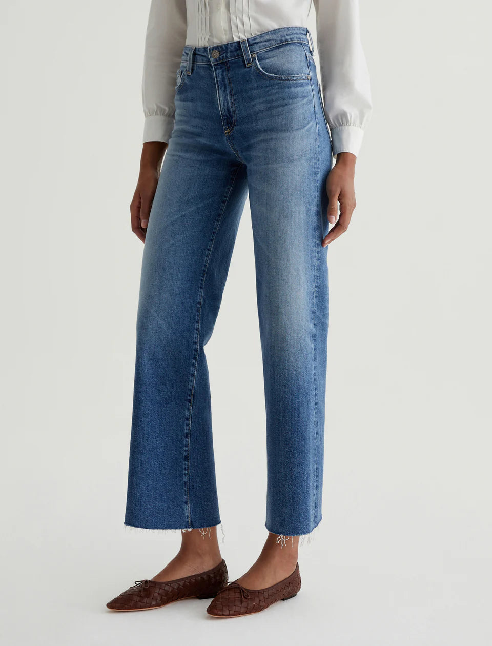 Saige Wide Leg Crop Jean - AG Jeans