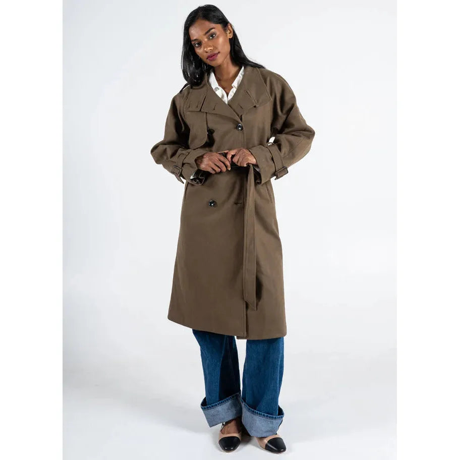 Double Breasted Trench Coat - C'est Moi