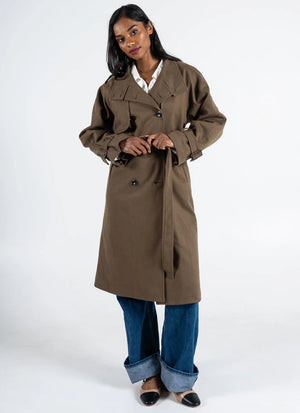 Double Breasted Trench Coat - C'est Moi