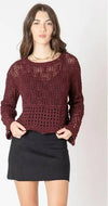 Wavy Hem Sweater - Dex