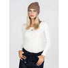Fuzzy Ribbed Beanie Hat - C'est Moi