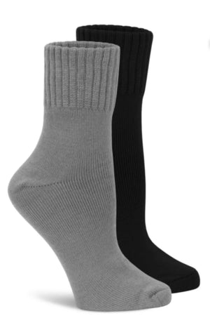 2PK Pillow Polytam Crew Socks - Lemon