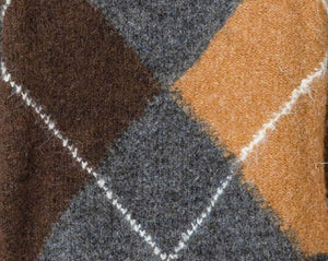 V-Neck Patterned Sweater - Room 34