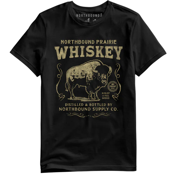 Prairie Whiskey T-Shirt - Northbound Supply Co