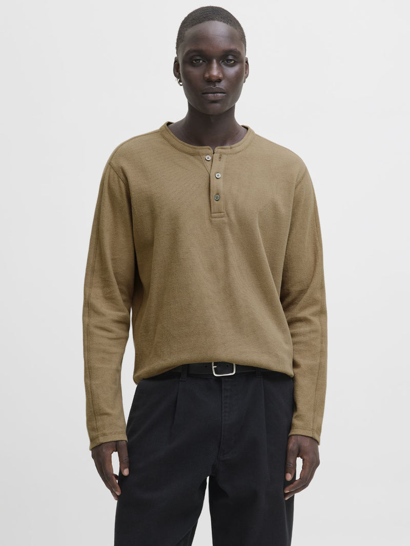 Blutyrell LS Henley Tee - Jack & Jones