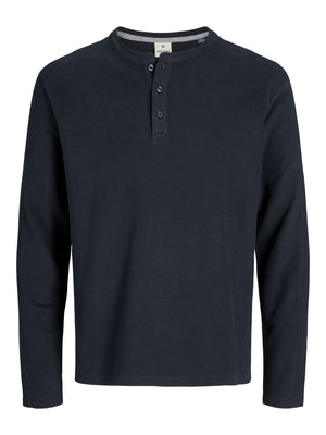 Blutyrell LS Henley Tee - Jack & Jones