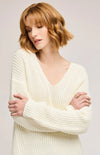 Spencer V-Neck Knit Sweater - Gentle Fawn