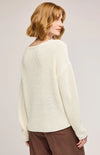 Spencer V-Neck Knit Sweater - Gentle Fawn