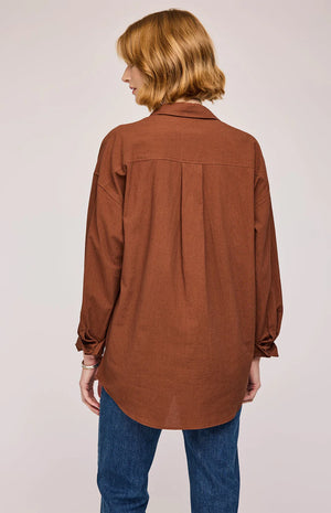 Callahan Button Down Shirt - Gentle Fawn