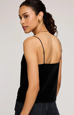 Sophie Velvet Cami - Gentle Fawn