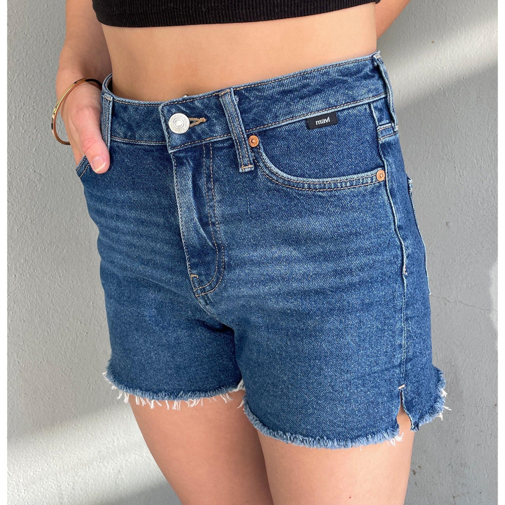 Heidi High-Rise Relaxed Jean Short - Mavi