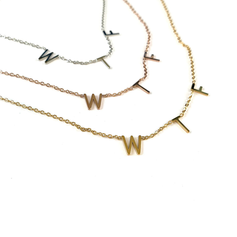 WTF Swear Necklace - Royce & Oak