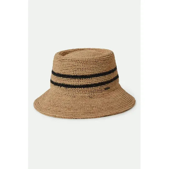 Ellee Straw Bucket Hat - Brixton