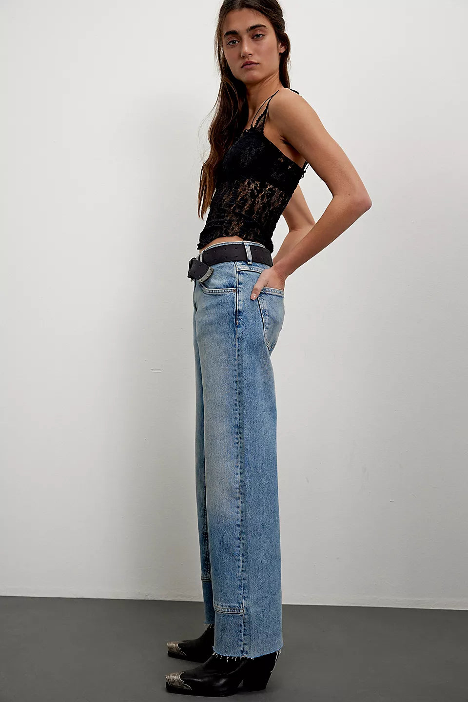 Risk Taker Mid-Rise Straight - Free People