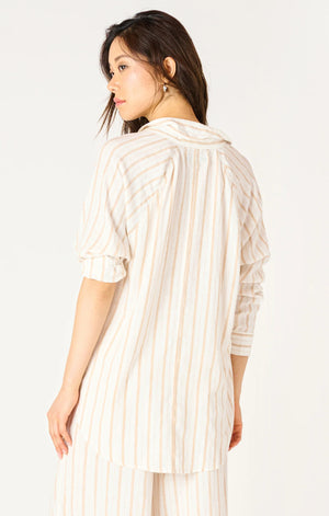 Oversized Button Front Shirt - Dex