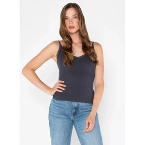 Bamboo Tank with Lace - C'est Moi