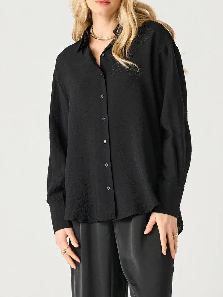 Textured Button Up Blouse - Dex