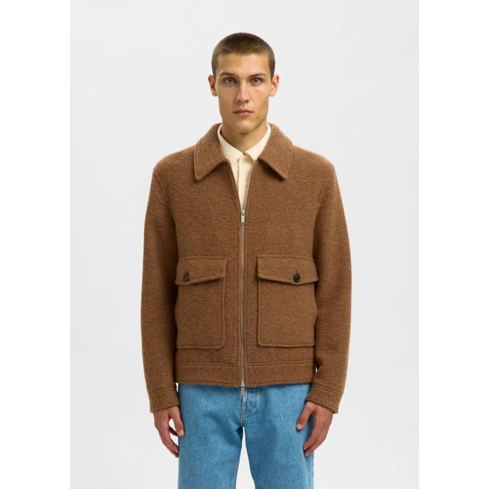 Jakob Wool Blend Jacket - Selected