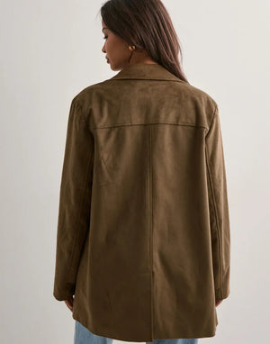 Tulip Life Faux Suede Jacket - Only