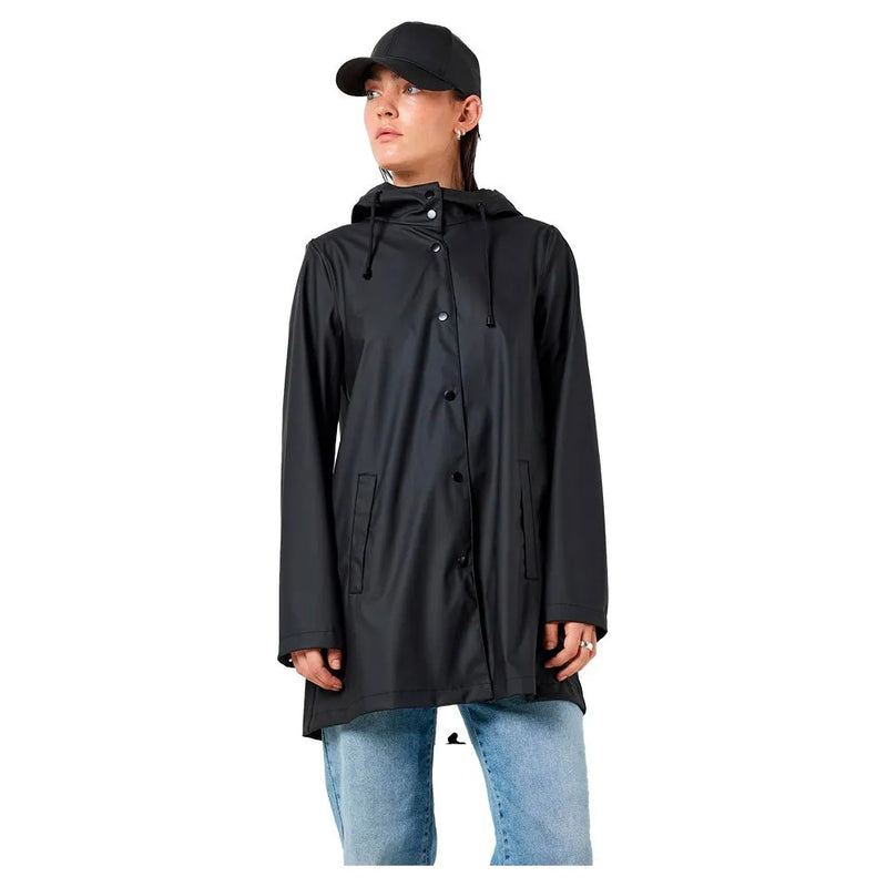 Sky L/S A-Line Rain Coat - Noisy May