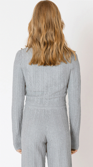 Cable Knit Cardigan - Dex