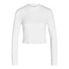 Diane L/S High Neck Semi Cropped Top - Noisy May