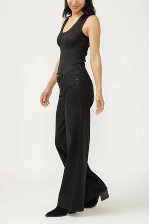 Suki Wide Leg - Silver