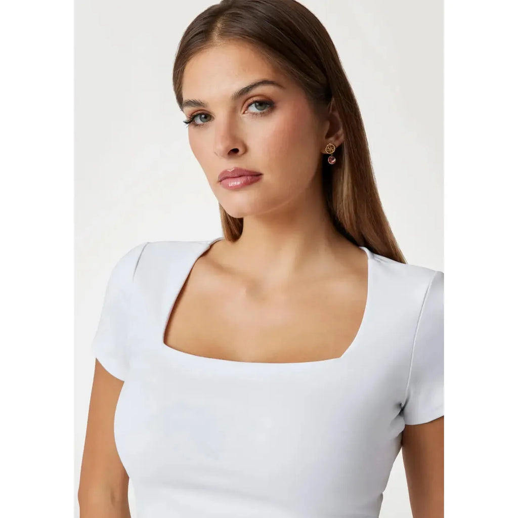 SS Square Neck Alyssa Top - Guess