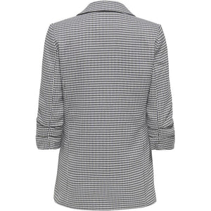 Lettie Life 3/4 Check Blazer - Only