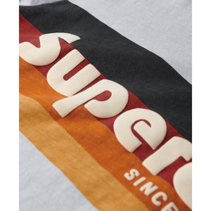 Cali Striped Logo T-Shirt - Superdry