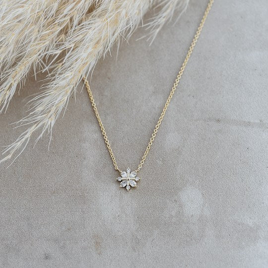 Snow Crystal Necklace - Glee