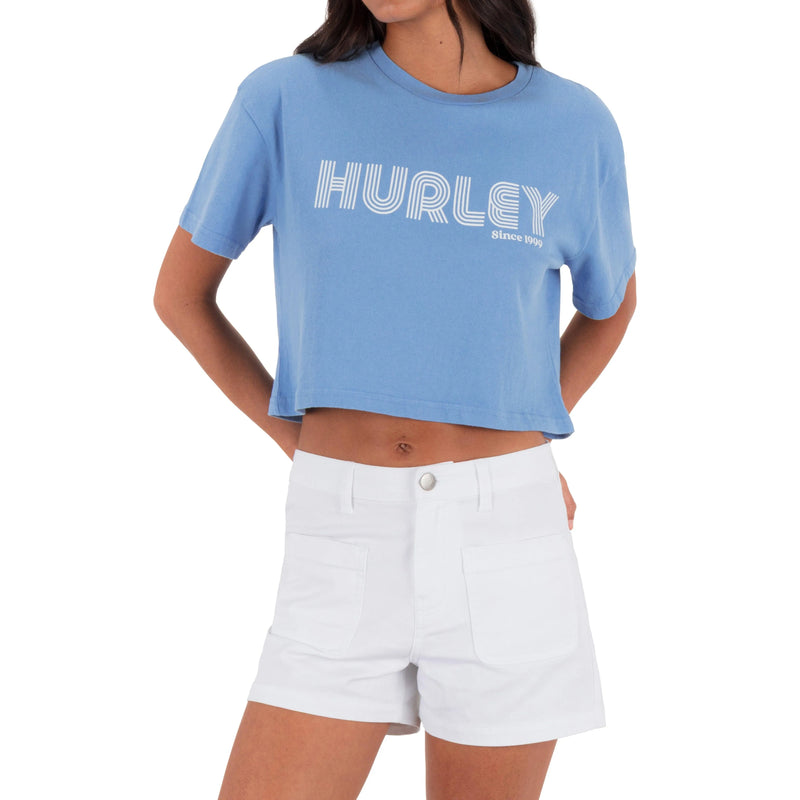 Rollers Boxy Crop Tee - Hurley
