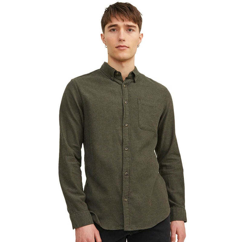 Classic Melange Longsleeve Shirt - Jack & Jones