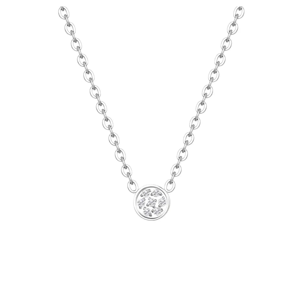 Tiny Round Sparkle Necklace - Royce & Oak