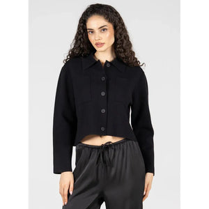 Crop Button Cardigan - C'est Moi