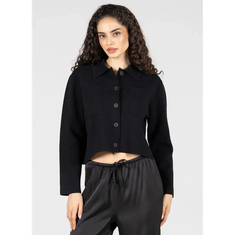 Crop Button Cardigan - C'est Moi