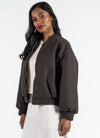 Front Zip Bomber Jacket - C'est Moi